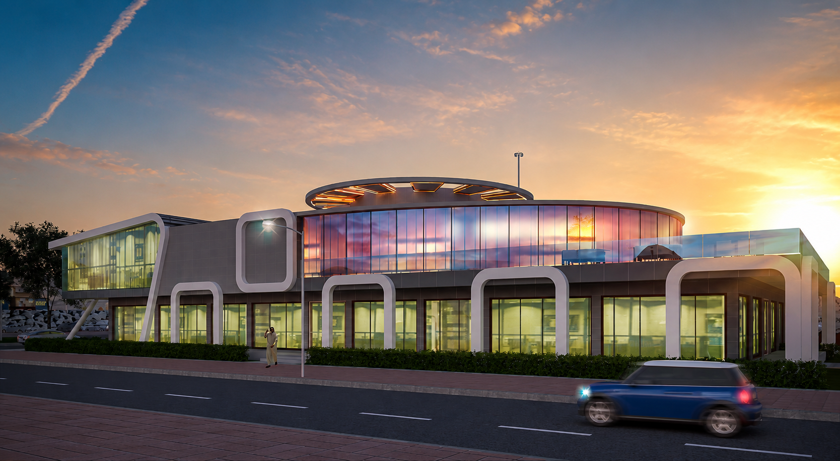 Tourism Building Dibba Harbour Oman